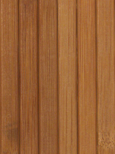 Bamboo wallpaper with untreated surface. If you do not apply stiffener wood plate on the back it is well airing between the stick through the 0,5 mm gaps. Well befit to bamboo flooring