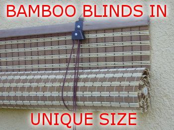 custom bamboo blind